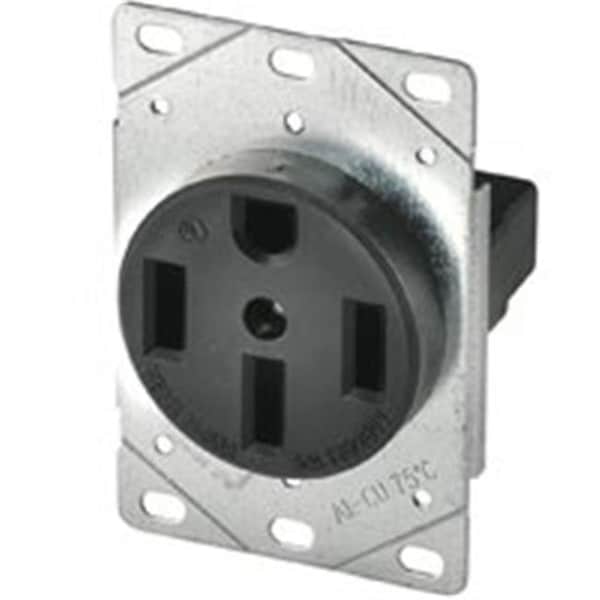 Eaton Wiring Devices Cooper Wiring 1258-SP 50A 4wire Flush Grounding Receptacle - 6877617