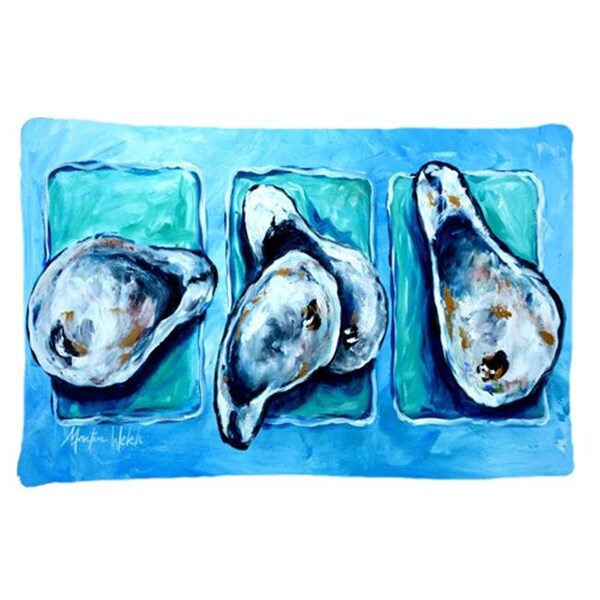 Carolines Treasures Carolines Treasures MW1110PILLOWCASE 20.5 W x 30 in. Oysters Oyster Plus Oyster - Oysters Moisture Wicking Fabric Standard Pillowcase - MW1110PILLOWCASE