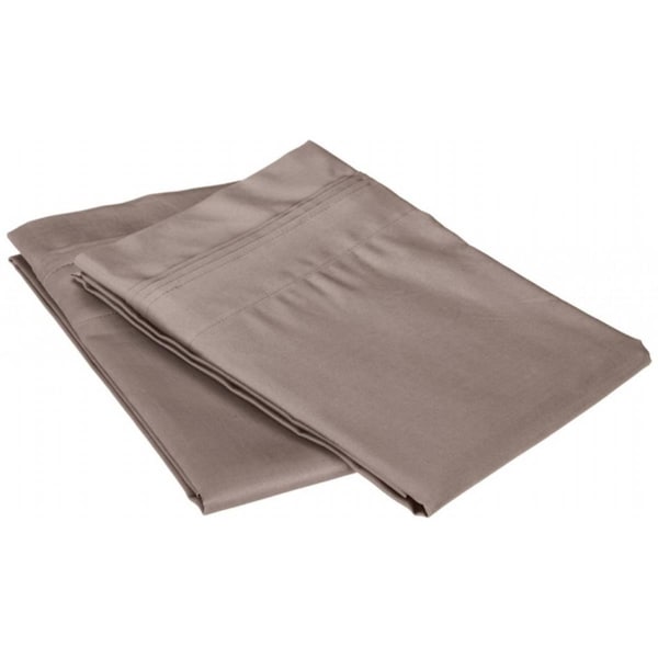 Impressions By Luxor Treasures Egyptian Cotton 650 Thread Count Solid Pillowcase Set King-Grey - 650KGPC SLGR