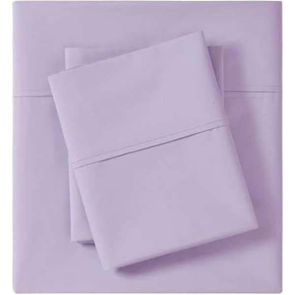 Madison Park Queen Size Cotton Sheet Set, Purple - MP20-5396