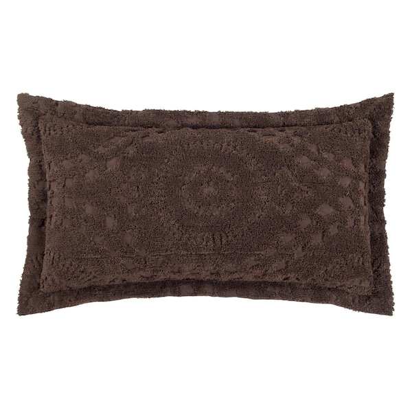 Convenience Concepts Rio Cotton Pillow Sham - Chocolate - King Size - HI3126674