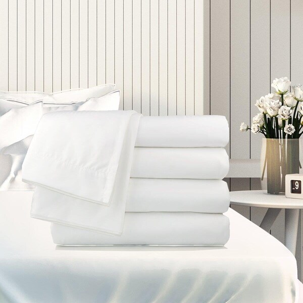 Kd Bufe T-300 GSD Collection Cotton Blend Flat Sheet - Queen Size, 6PK - KD3725920