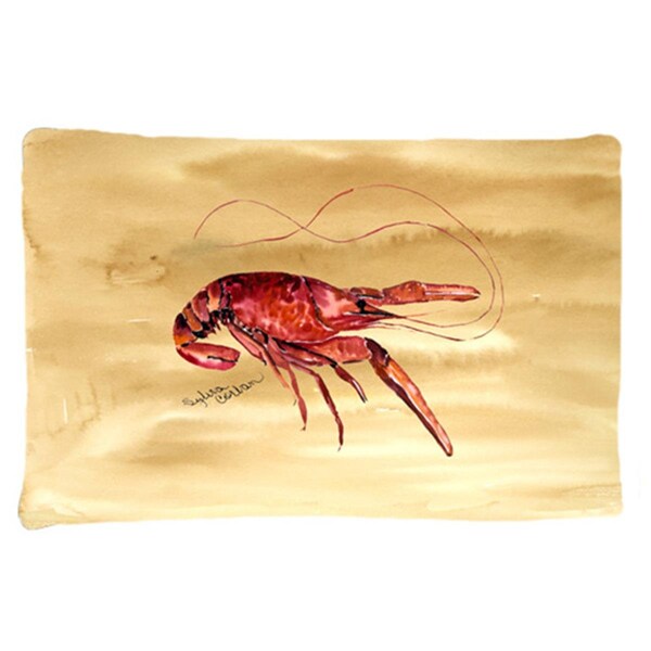 Carolines Treasures 20.5 x 30 in. Crawfish Moisture Wicking Fabric Standard Pillow Case - 8230PILLOWCASE