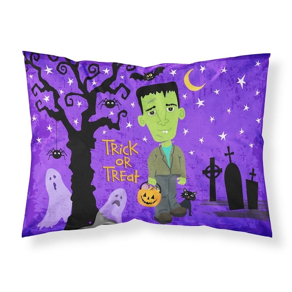 Carolines Treasures Halloween Frankie Frankenstein Fabric Standard Pillowcase - VHA3021PILLOWCASE