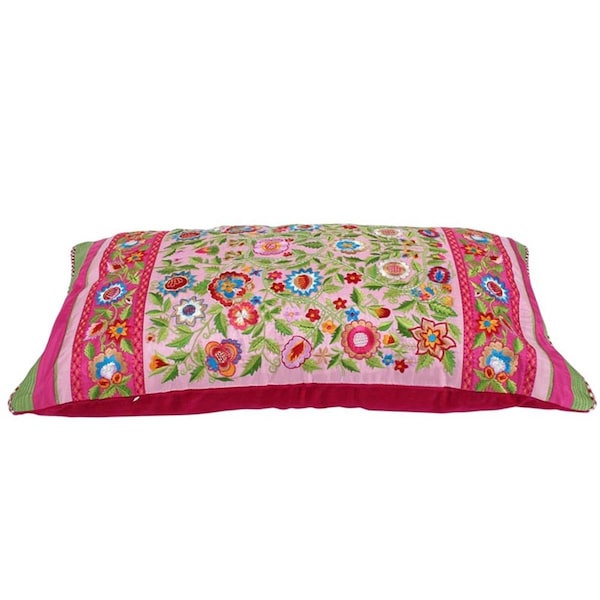 Heritage Lace 12 x 20 in. Pip Studio Oriental Flowers Pillow Cover, Pink - 51.040.039