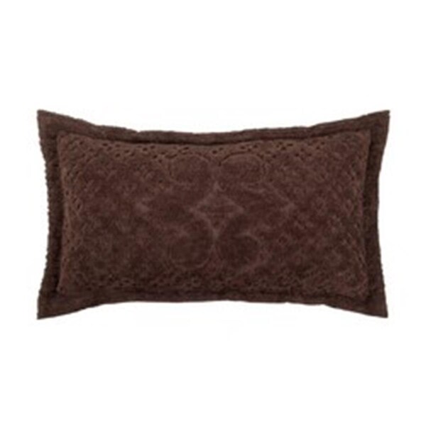 Better Trends Better Trends SHAS2036CH Ashton Cotton Pillow Sham; Chocolate - King Size - SHAS2036CH
