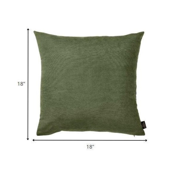 Homeroots Lime Green Honey Decorative Throw Pillow Cover2 Piece 18 x 18 in. - 355599