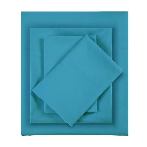 Intelligent Design Intelligent Design ID20-1084 100 Percent Polyester Sheet Set; King; Teal - ID20-1084