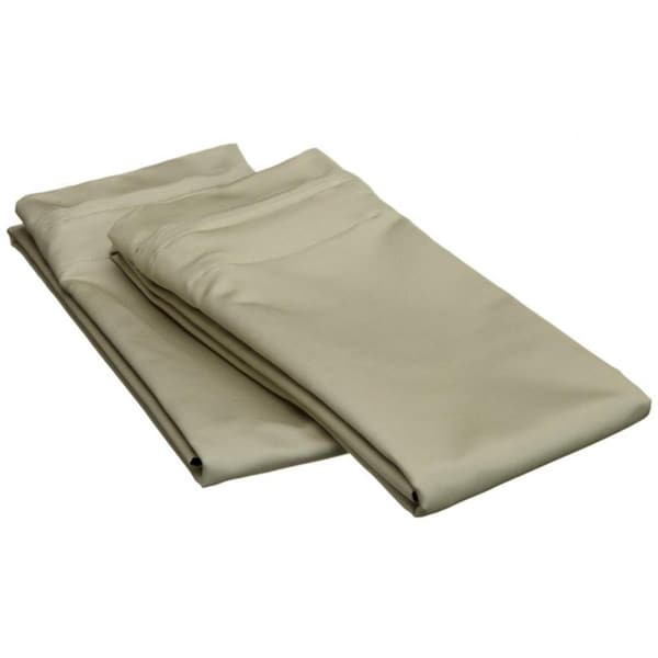 Impressions By Luxor Treasures Egyptian Cotton 1500 Thread Count Solid Pillowcase Set Standard-Sage - 1500SDPC SLSG