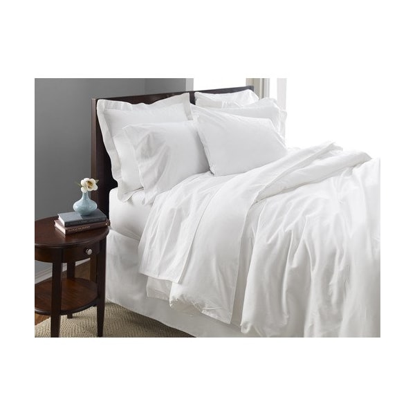 1888 Mills Flat Sheets, Twin, T300, White, Oasis, 12Pk - N3C72120WHT-OA00