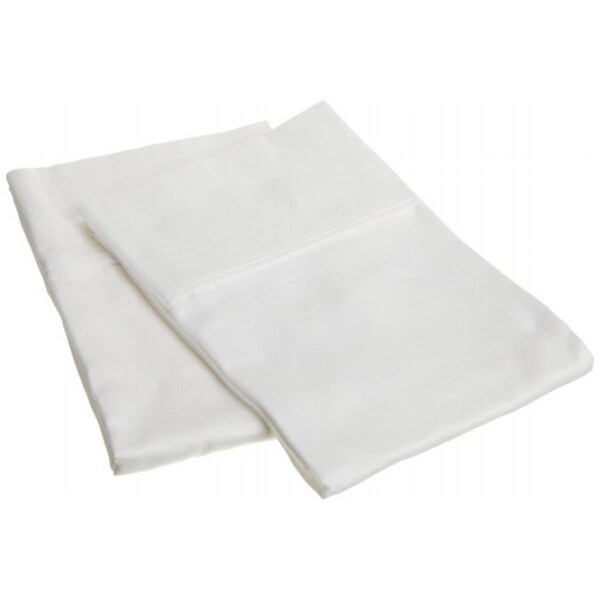 Impressions By Luxor Treasures 400 Thread Count Egyptian Cotton King Pillowcase Set Solid White - 400KGPC SLWH