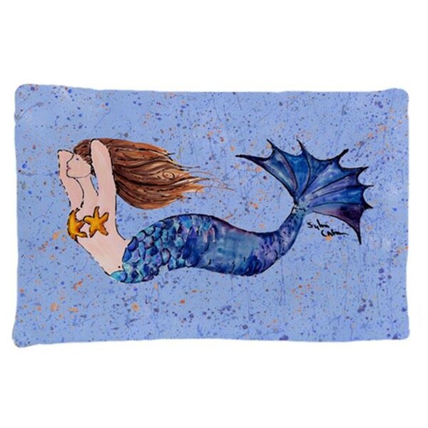 Carolines Treasures Carolines Treasures 8337PILLOWCASE 20.5 x 30 in. Mermaid Moisture Wicking Fabric Standard Pillow Case - 8337PILLOWCASE
