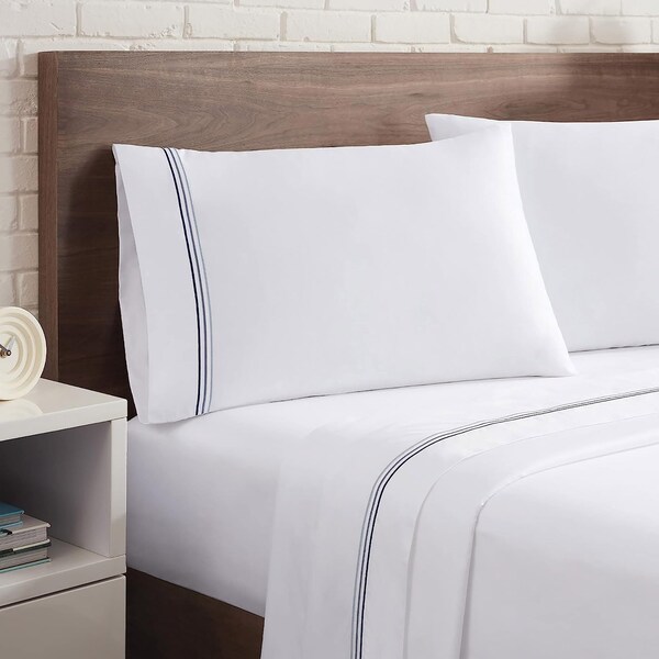 Monarch Brands Aston & Arden Sateen - King, Blue - P-SS-T600-KG-BL