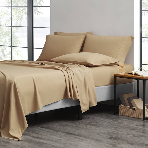 Bamboo Comfort Bamboo 6-Piece Luxury Sheet Set - King - Gold - 1300KGGD