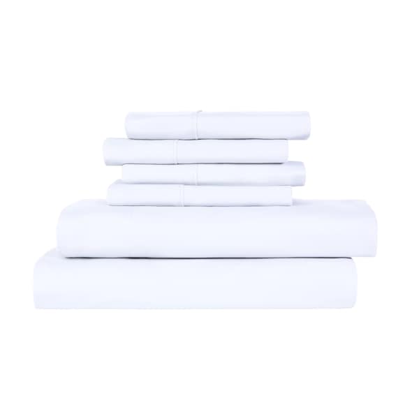 Bamboo Comfort Bamboo 6-Piece Luxury Sheet Set - Cal King - White - 1300CKWH