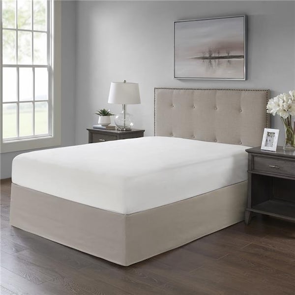 Madison Park Madison Park MP11-5366 26 in. Drop Bedskirt; Grey - MP11-5366