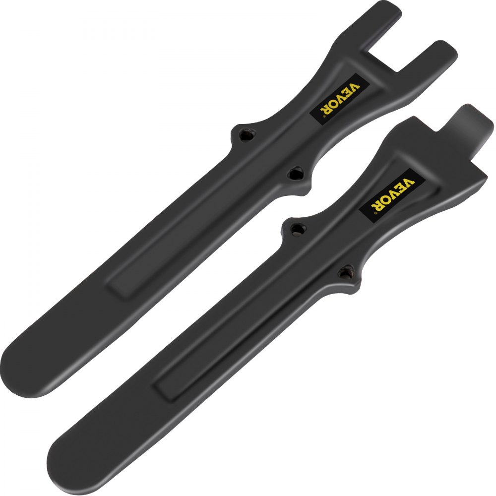 VEVOR Tire Changing Tool, 9.65 Inch Tire Iron Set, 2pcs Motorcycle Tire Irons, 40CR Steel Tire Bead Breaker, Black Tire Changing Spoons, Rust Proof Motorcycle Tire Spoons, Tire Levers For Bile Tires - QBYC112PCS1NWY5K6V0