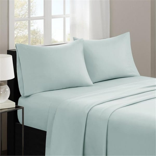 Madison Park Shee Set with 3M Microcell - Seafoam, California King - MP20-2392