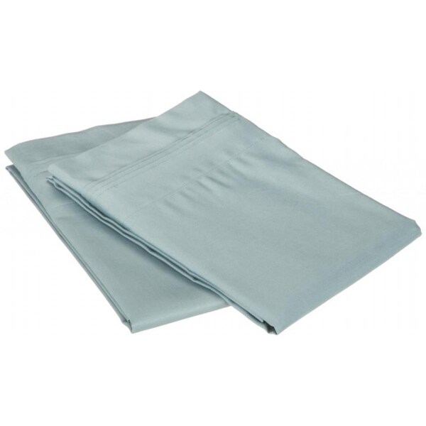 Impressions By Luxor Treasures Egyptian Cotton 650 Thread Count Solid Pillowcase Set King-Teal - 650KGPC SLTL