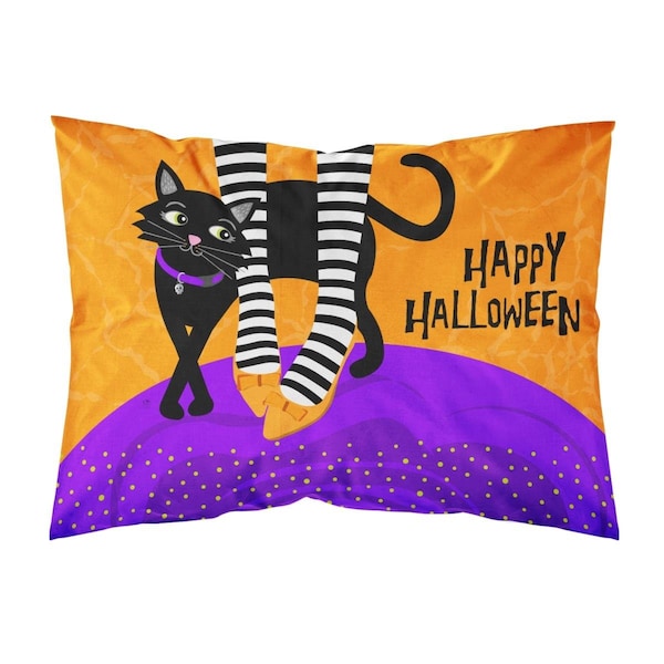 Carolines Treasures Halloween Witches Feet Fabric Standard Pillowcase - VHA3038PILLOWCASE