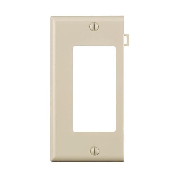 Ezgeneration 1 Gang Light Almond Decora End Panel Sectional Wall Plate - EZ731897