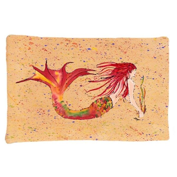 Carolines Treasures Carolines Treasures 8339PILLOWCASE 20.5 x 30 in. Mermaid Moisture Wicking Fabric Standard Pillow Case - 8339PILLOWCASE