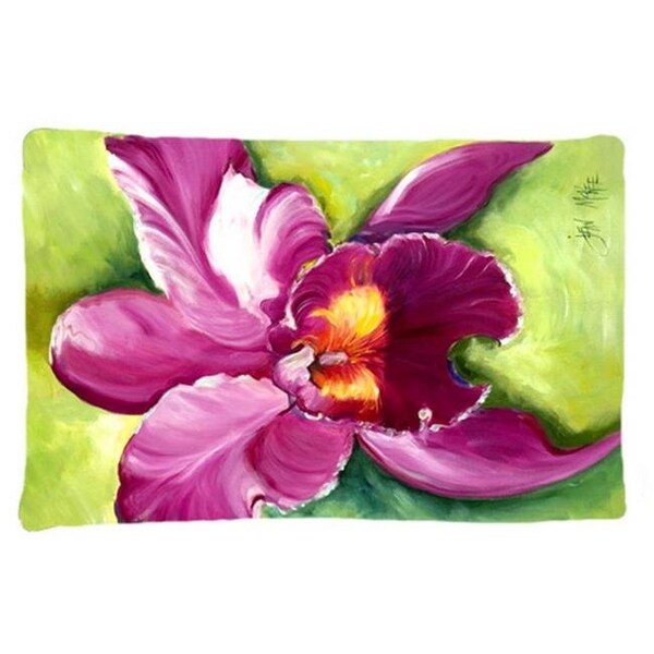 Carolines Treasures Carolines Treasures JMK1120PILLOWCASE Orchid Fabric Standard Pillowcase - JMK1120PILLOWCASE