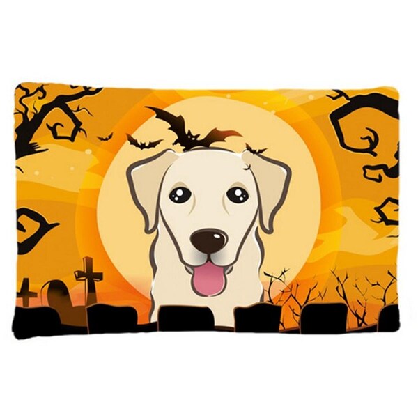 Jensendistributionservices Halloween Golden Retriever Fabric Standard Pillowcase - MI2556794