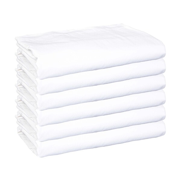 Monarch Brands Lulworth T200 Fitted Bed Sheets, Full, 24PK - T200-548012-CS