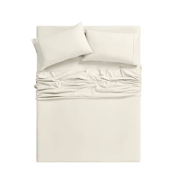 Bamboo Comfort Bamboo 6-Piece Luxury Sheet Set - Twin XL - Ivory - 1300TWXLIV
