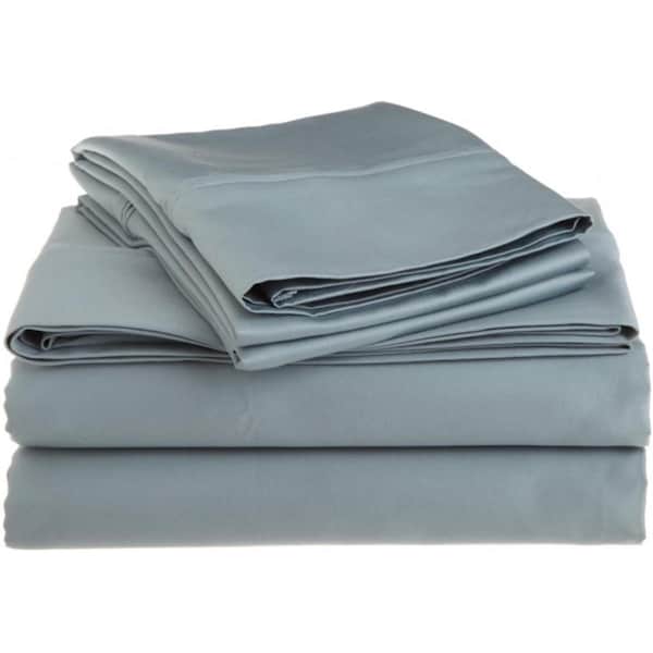 Impressions By Luxor Treasures Egyptian Cotton 1200 Thread Count Solid Sheet Set King-Teal - 1200KGSH SLTL