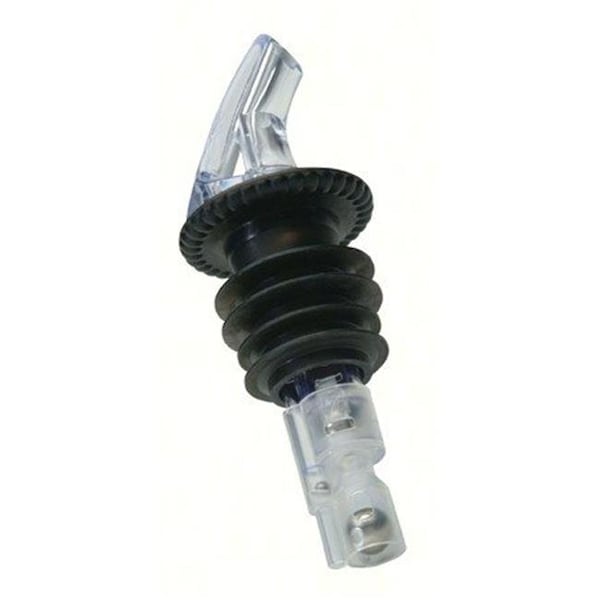 Precision Pours Precision Pours POUR112HCL Standard 3 Ball Spout Heavy Cork 1.5 oz. Clear Pour - POUR112HCL