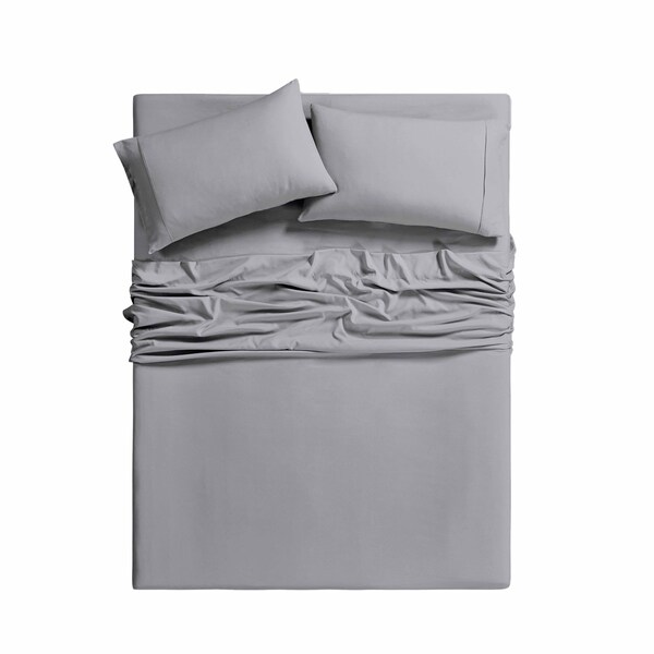 Bamboo Comfort Bamboo 6-Piece Luxury Sheet Set - Cal King - Grey - 1300CKGR