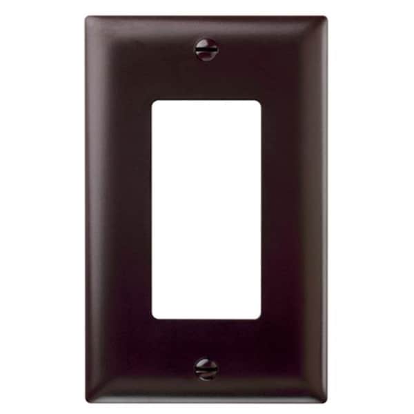 Nextgen TP26CC15 1 Gang And 1 Decorator Opening Nylon Wall Plate; Brown - NE586460