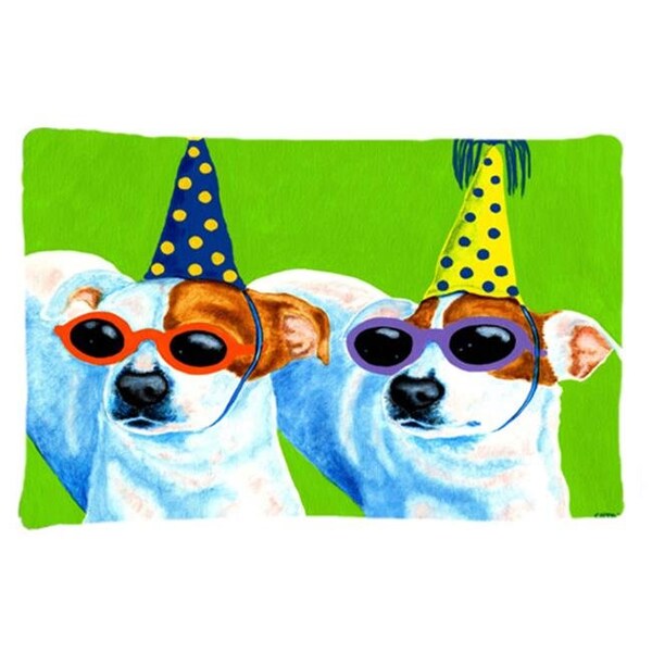 Carolines Treasures Carolines Treasures AMB1441PILLOWCASE Party Animals Jack Russell Terriers Fabric Standard Pillowcase - AMB1441PILLOWCASE