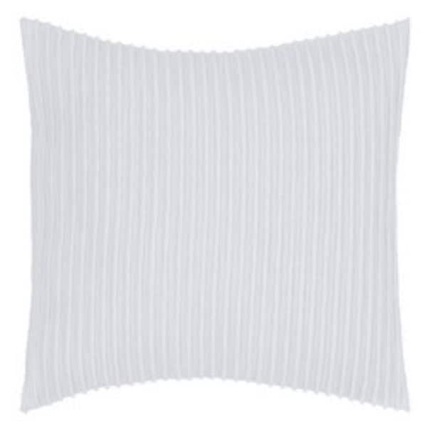 Better Trends Jullian Cotton Pillow Sham, White - Euro Size - SHASP2626WH