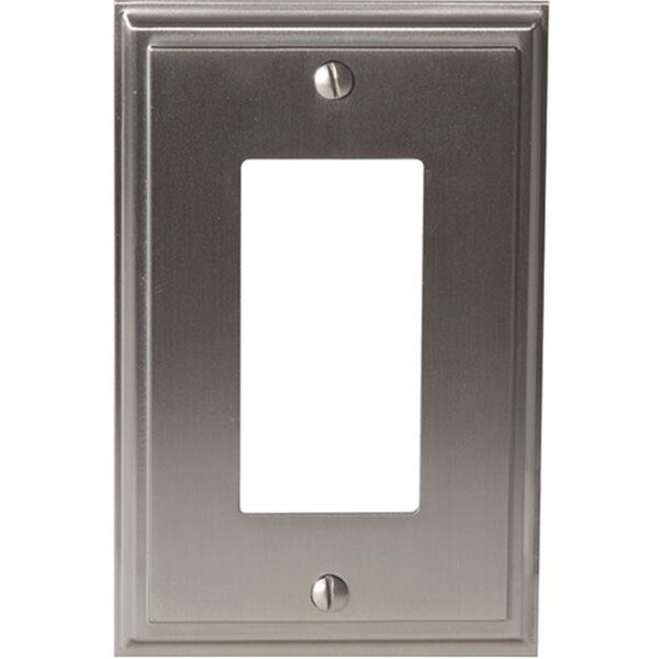 Amerock Amerock A36518 G10 1 Rocker Mulholland Wall Plate; Satin Nickel - A36518 G10