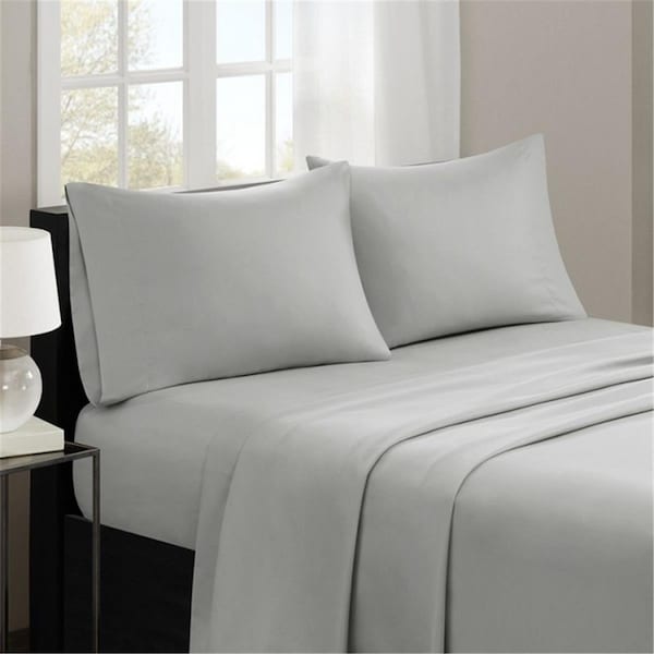 Madison Park Shee Set with 3M Microcell - Grey, California King - MP20-2387