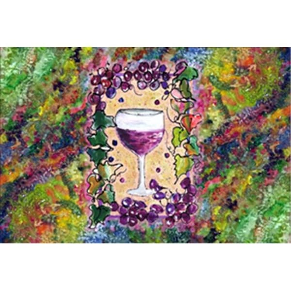 Carolines Treasures Carolines Treasures 8616PILLOWCASE Wine Moisture Wicking Fabric Standard Pillowcase - 20 x 30 in. - 8616PILLOWCASE