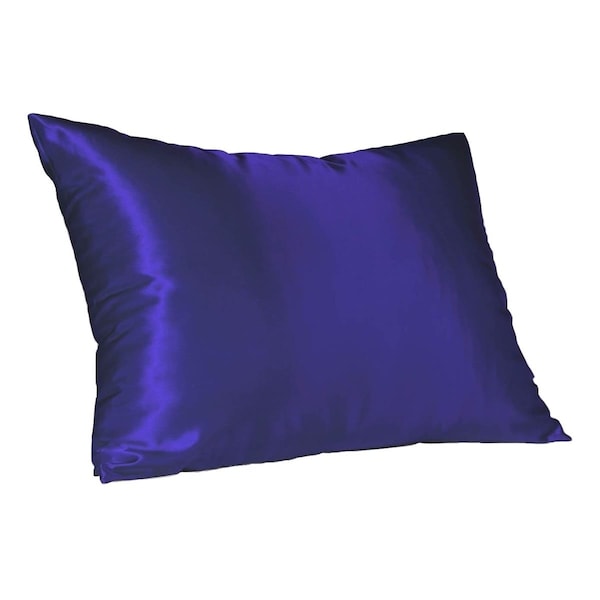 Sweet Dreams Satin Pillowcase with Hidden Zipper Standard - Grape - 4100SGRP