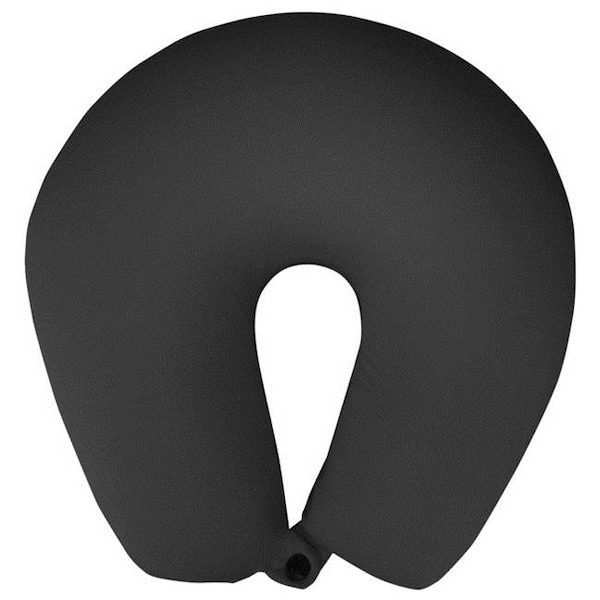 Worthy DDI 2125991 Microbead Polypropylene Neck Pillows - Black Case of 10 - 250-TPILK