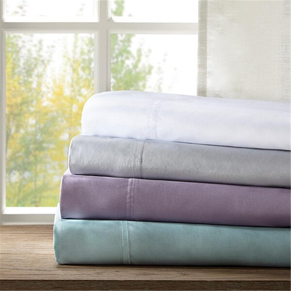 Sleep Philosophy Rayon from Bamboo Sheet Set - Aqua, Cal King Size - SHET20-1129