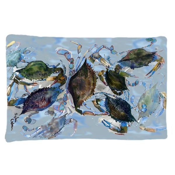 Carolines Treasures 20.5 x 30 in. Crab Moisture Wicking Fabric Standard Pillow Case - 8016PILLOWCASE