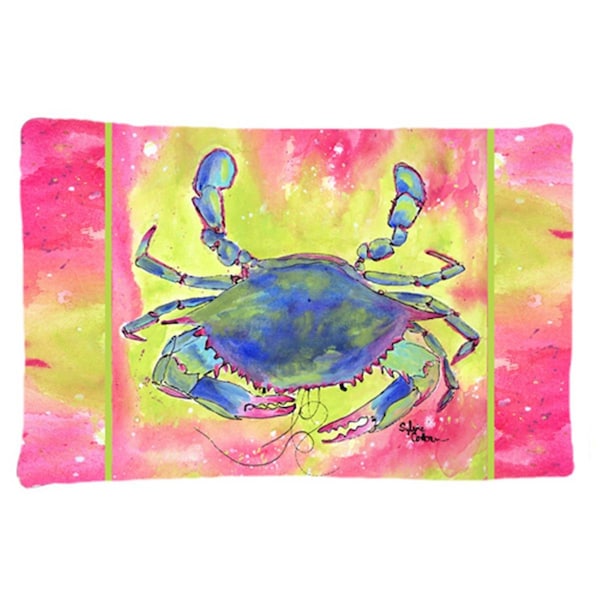 Carolines Treasures 20.5 x 30 in. Crab Moisture Wicking Fabric Standard Pillow Case - 8343PILLOWCASE