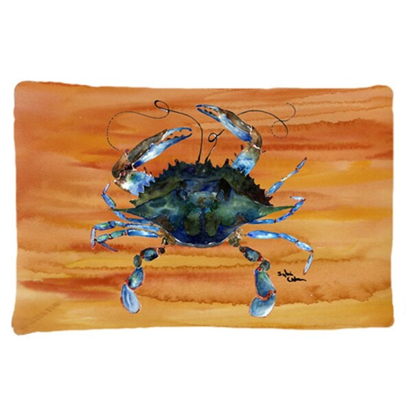 Carolines Treasures 20.5 x 30 in. Crab Moisture Wicking Fabric Standard Pillow Case - 8143PILLOWCASE