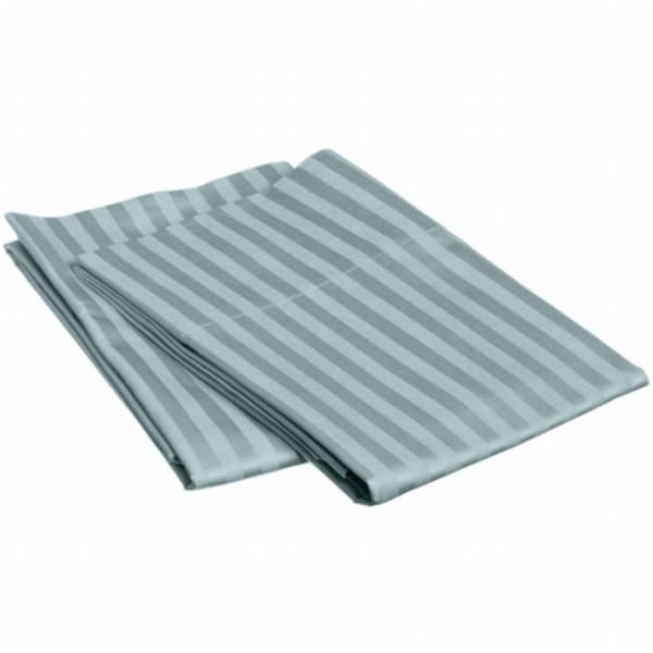Impressions By Luxor Treasures Egyptian Cotton 650 Thread Count Stripe Sheet Set King-Teal - 650KGSH STTL