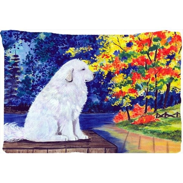 Carolines Treasures Carolines Treasures SS8240PILLOWCASE Great Pyrenees Moisture Wicking Fabric Standard Pillowcase - 20 x 30 in. - SS8240PILLOWCASE