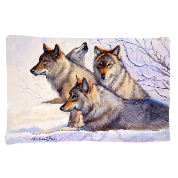 Jensendistributionservices Wolves by Mollie Field Fabric Standard Pillowcase - MI2557527