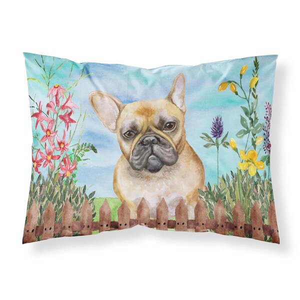Jensendistributionservices French Bulldog Spring Fabric Standard Pillowcase - MI1711291