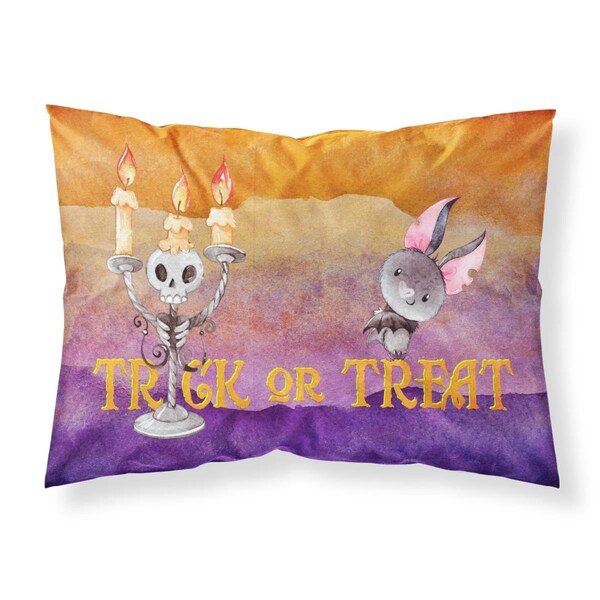 Carolines Treasures Halloween Trick or Treat Fabric Standard Pillowcase - BB7461PILLOWCASE